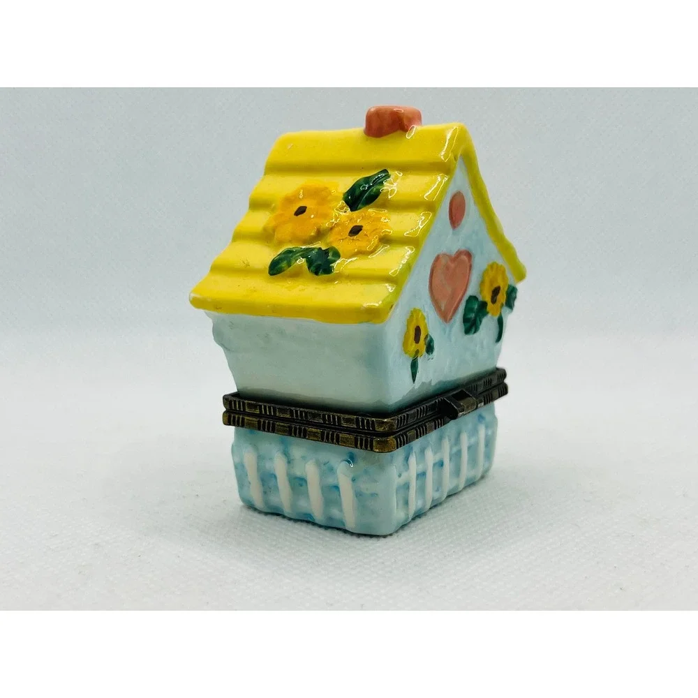 Vintage‎ Birdhouse Trinket Box Vanity Box Décor
